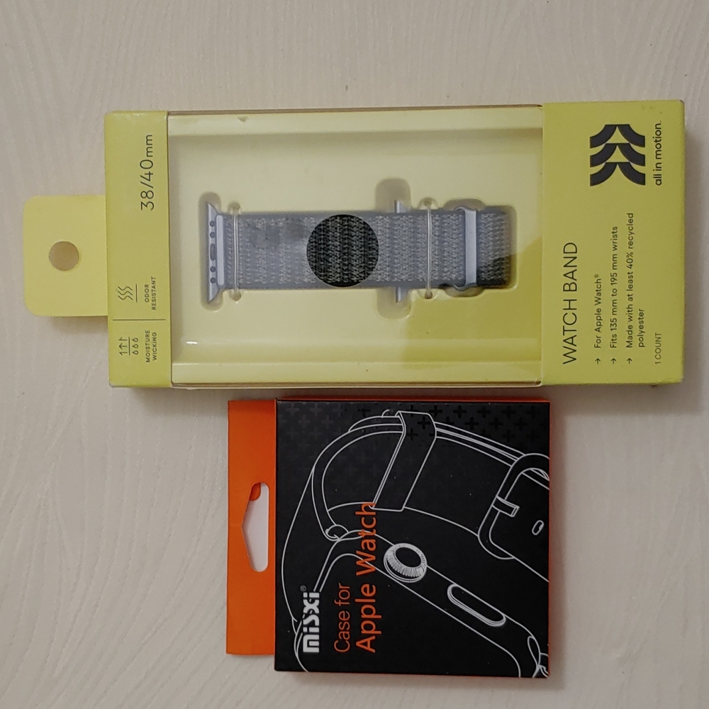 Apple Watch Band and 2 Pack Case For Apple Watch, New in original packag…